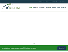 Tablet Screenshot of h2-pharma.com